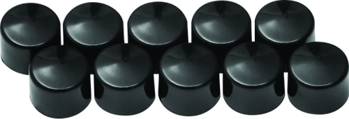 Kuryakyn #2457 - Kool Kaps Gloss Black 1/4inch Allen Head