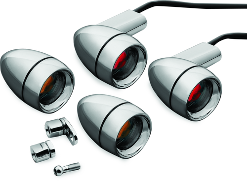 Kuryakyn #2317 - Late Style Turn Signal Kit Chrome