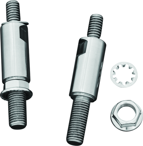 Kuryakyn #1713 - Raised Mirror Adaptors Metric Models (Excluding Yamaha) Chrome