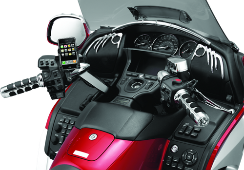 Kuryakyn #1698 - Tech Connect Perch Mount Black Standard