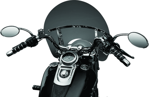 Kuryakyn #1671 - Handlebar Accessory Mount Standard 7/8 to 1-1/4in Bar Black