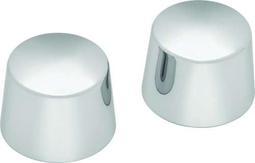 Kuryakyn #1214 - Front Axle Nut Caps Chrome