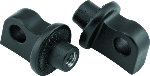 Kuryakyn #8898 - Splined Peg Adaptors Satin Black
