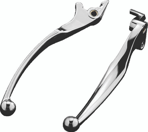 Kuryakyn #7429 - Wide Style Clutch & Brake Lever For Honda Chrome