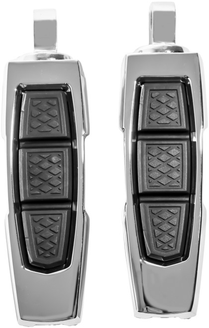 Kuryakyn #10030-1 - Enygma Pegs With Adapter - Chrome