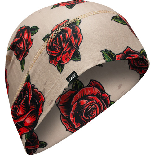 ZAN Headgear #WHLL207 - SportFlex® Beanie - Tattoo Roses