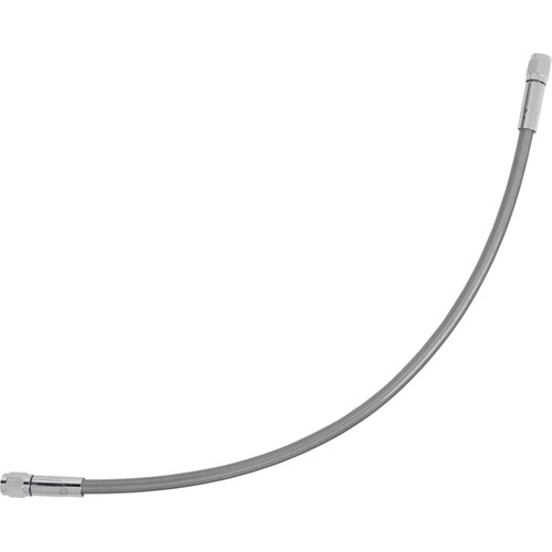 Magnum Shielding #SSC0500-15 - Universal XR Brake Line - 15" - Black w/ Chrome Fittings