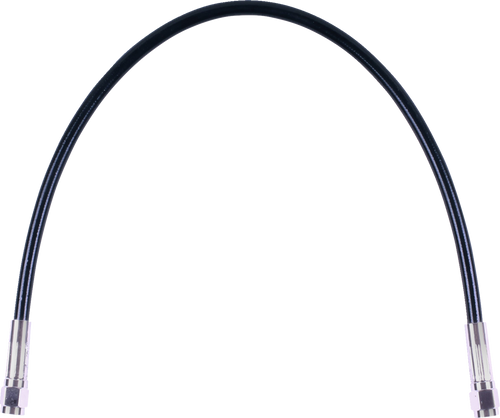 Magnum Shielding #SBC0500-32 - Universal XR Brake Line - 32" - Black w/ Chrome Fittings