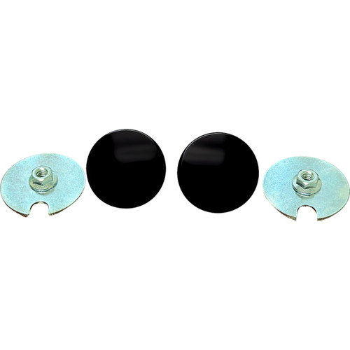 LA Choppers #LA-9001-02M - Fairing Mirror Removal Plug - Matte Black