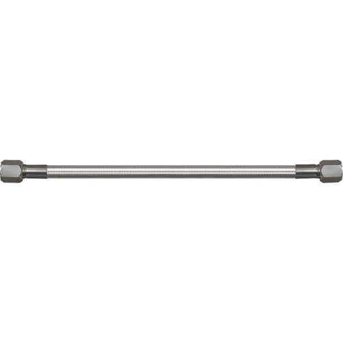 Goodridge #VTOL-015C-CL - Universal Fuel Line - Stainless Steel - 15"