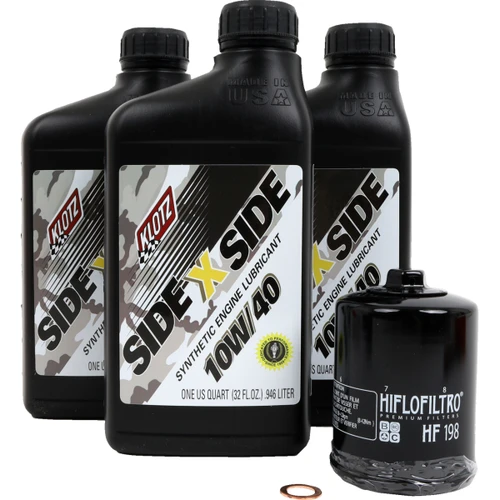 Klotz OIL #KU-110 - Oil Change Kit - Polaris - 10W/40