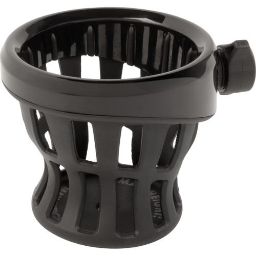 Ciro #55615 - Gen 2 Drink Holder - Black - Black 1-1/8"/1-1/4" Handlebar Mount