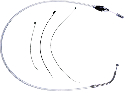 Magnum Shielding #323910HE - Sterling Chromite II Quick Connect Upper Clutch Cable - 49-1/4"