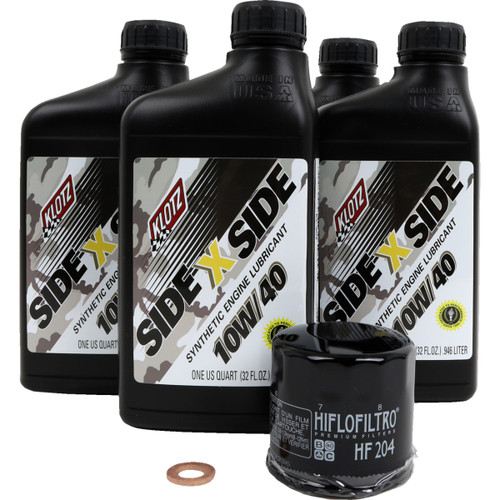Klotz OIL #KU-109 - Oil Change Kit - Kawasaki - 10W-40