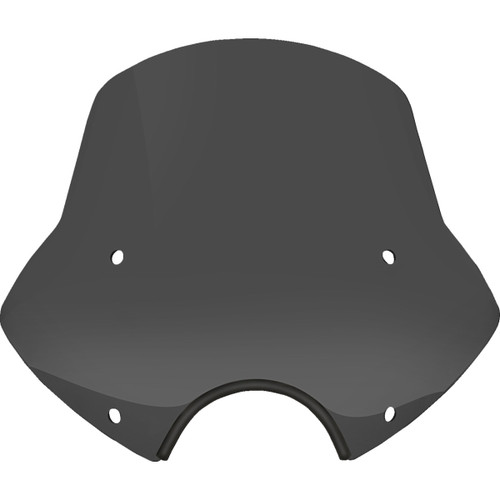 Memphis Shades #MEP54410 - Speed Demon Sportshields - 15" - 7" Headlight Cutout - Dark Black Smoke