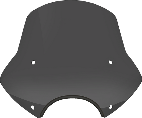 Memphis Shades #MEP54710  - Speed Demon Sportshields - 15" - 9" Headlight Cutout - Dark Black Smoke