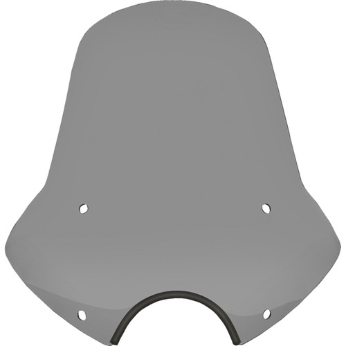 Memphis Shades #MEP54512 - Speed Demon Sportshields - 19" - 7" Headlight Cutout - Black Smoke
