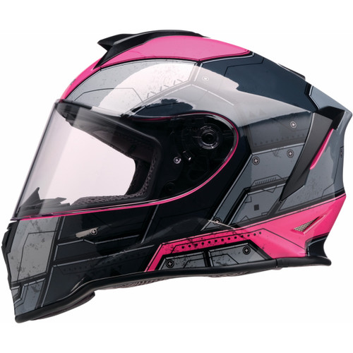 Z1R - Youth Warrant 2.0 Helmet - Sentinel - Black/Pink - Small