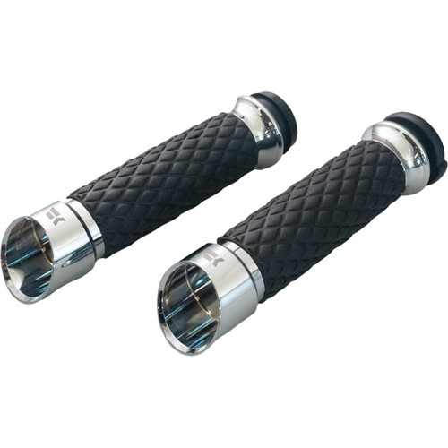 Khrome Werks #500315 - Edge Grips - Custom Contour - Diamond - Chrome