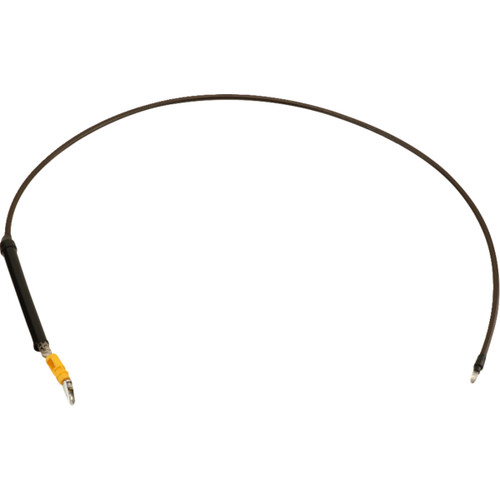LA Choppers #LA-8059C08M - Midnight Braided Clutch Cable - Stock Ape Hanger Handlebars - '23-'25 Touring