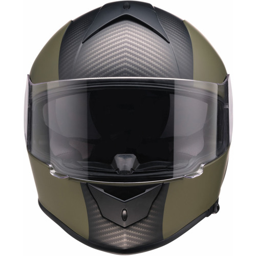 Z1R - Warrant Helmet - Carbon - Green - Large