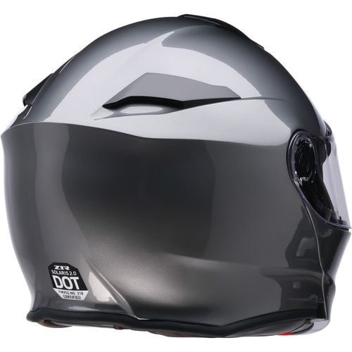 Z1R - Solaris 2.0 Modular Helmet - Solid - Dark Silver - 3XL