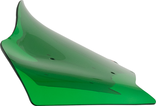 Klock Werks #KWW-01-0731 - Kolor Flare Windshield - 8" - Green - FLHX