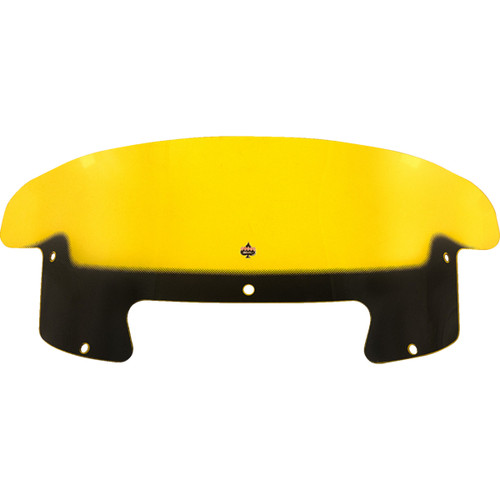 Klock Werks #KWW-04-0629 - Kolor Flare™ Windshield - 8" - Yellow - Indian