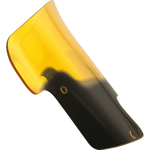 Klock Werks #KWW-04-0629 - Kolor Flare™ Windshield - 8" - Yellow - Indian