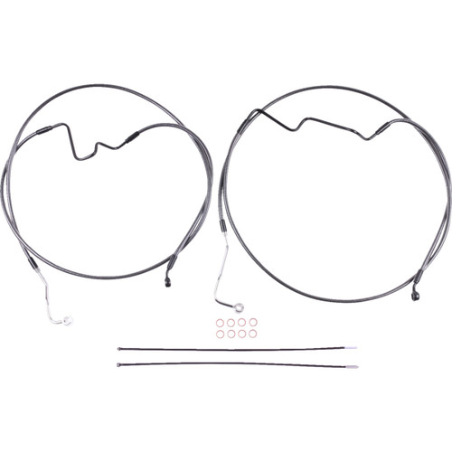 Magnum Shielding #AS470162RAD - Brake Line Kit - Lower - BP - +2" - 35° Radial