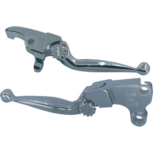 PSR #12-00617-20 - Journey Adjustable Lever Set for Harley Models - Chrome