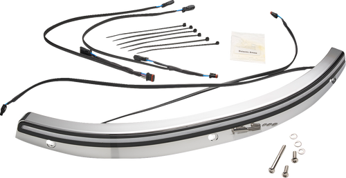 Ciro #12000 - Solaire LED Windshield Trim - Chrome