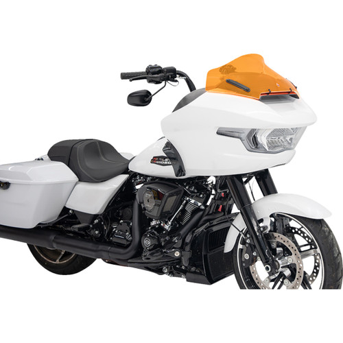 Klock Werks #KWW-01-0711 - Ice Flare® Windshield - 10" - Orange Ice - '23-'25 FLTRX