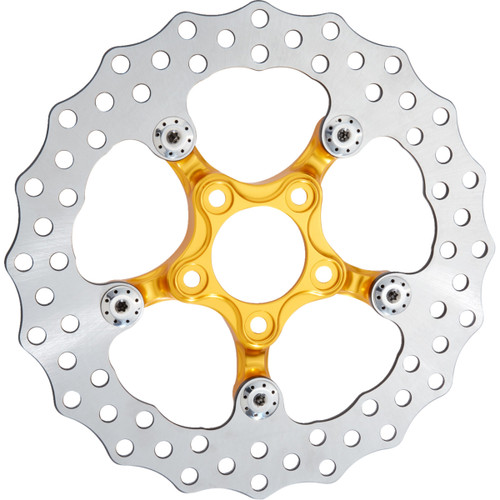 Arlen Ness #300-064 - Spider Rotor - 11-1/2" - Gold