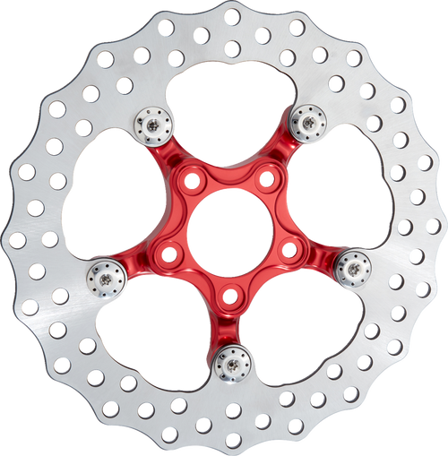 Arlen Ness #300-068 Spider Rotor - 11-1/2" - Red