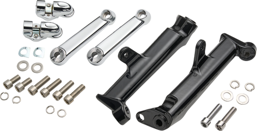 Ciro #60101 - Frame Mounted Adjustable Highway Peg Mount - Standard - Chrome