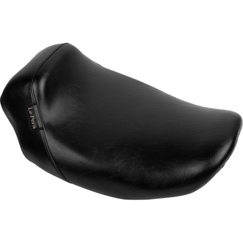 LE Pera #LV-005 - Bare Bones Solo Seat - Smooth - Black - FLH/FLT '23-'25