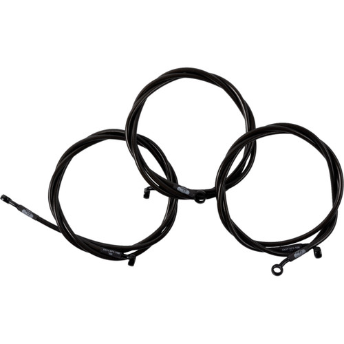 LA Choppers #LA-8059B13M - Brake Line - Midnight