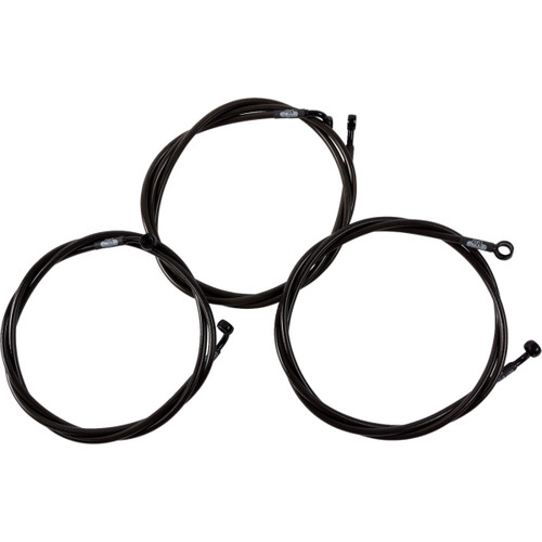 LA Choppers #LA-8059B19M - Brake Line - Midnight