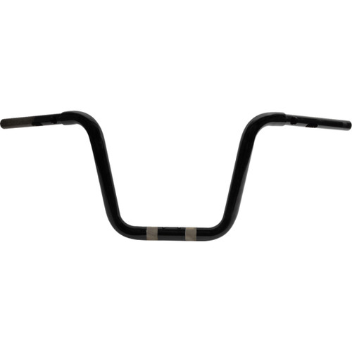 LA Choppers #LA-7348-10B - Handlebar - Twin Round - 1-1/4" x 10" - Black