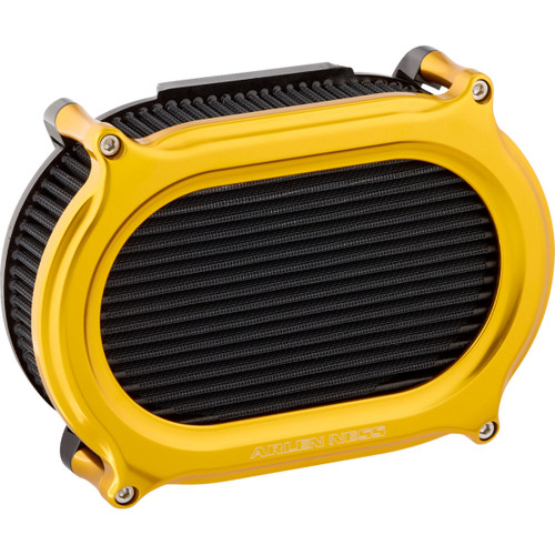 Arlen Ness #600-187 - Performance Air Filter Kit - Stage II - Gold