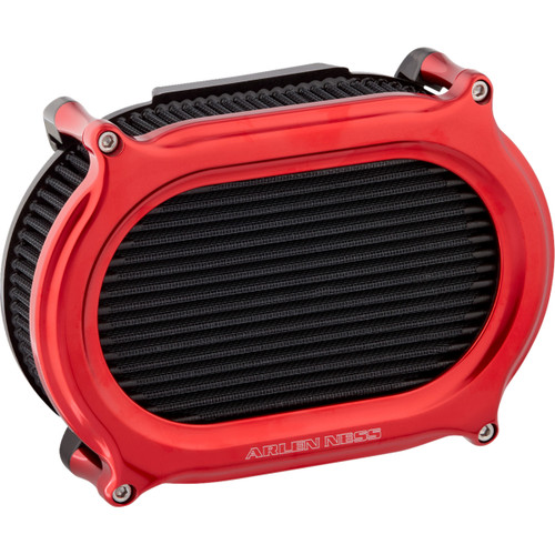 Arlen Ness #600-188 - Performance Air Filter Kit - Stage II - Red