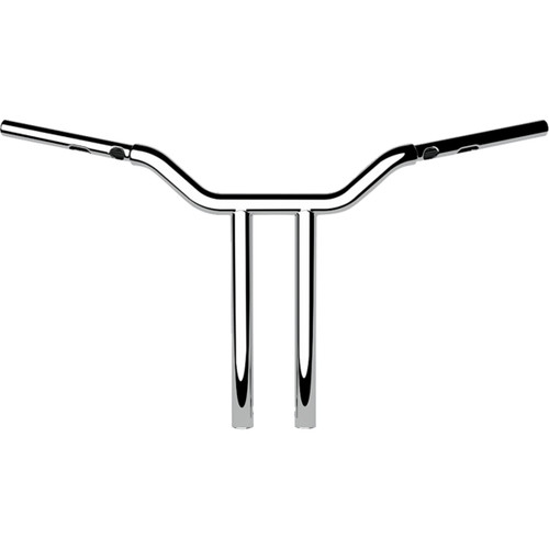 LA Choppers #LA-7346-16 - One-Piece Kage Fighter Handlebar - 16" x 1-1/4" - Chrome