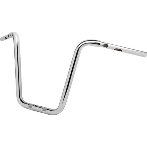 LA Choppers #LA-7348-14 - Handlebar - Twin Round - 1-1/4" x 14" - Chrome