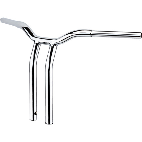 LA Choppers #LA-7369-14 - One-Piece Kage Fighter Handlebar - Pullback - 14" x 1-1/4" - Chrome