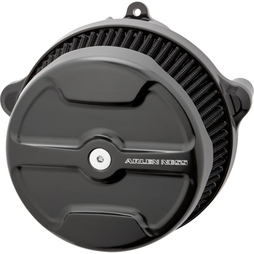 Arlen Ness #600-309 - Big Sucker™ Stage 1 Air Cleaner Kit with Cover - Knuckle - Black