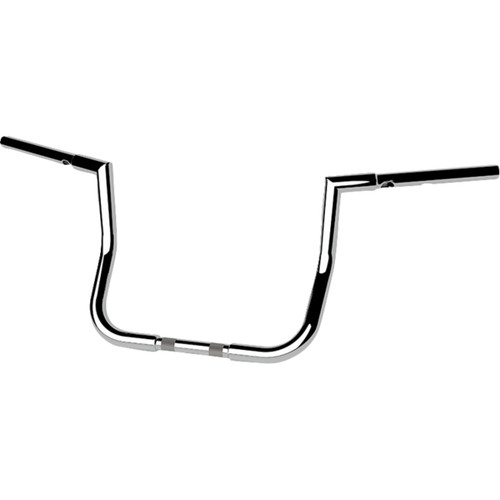 LA Choppers #LA-7367-12 - 1-1/4" Twin Peaks Touring Handlebar - 12" - Chrome