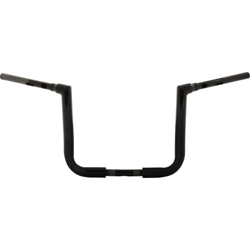 LA Choppers #LA-7319-14B - 1-1/2" Grande Twin Peaks Touring Handlebar - 14" - Black
