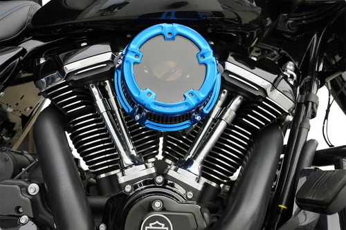 Arlen Ness #600-239 Method Clear Series Air Cleaner - Blue