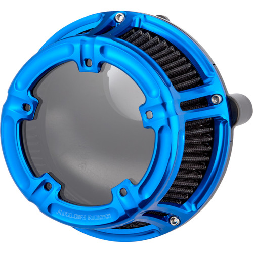 Arlen Ness #600-239 - Method™ Clear Series Air Cleaner - Blue